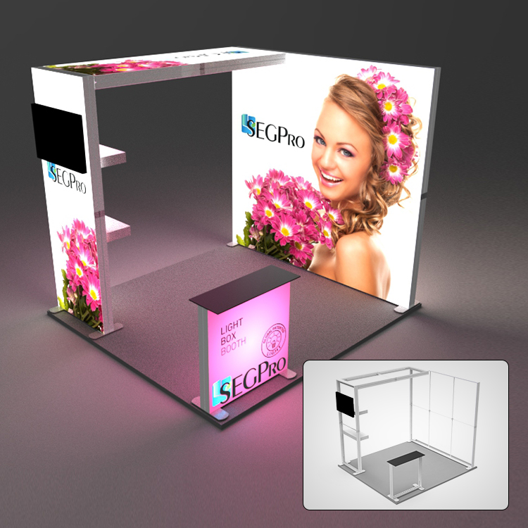 What is modular light box display?